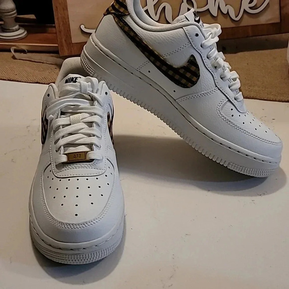 Nike AF-1 White/Checkers - Picture 2 of 6